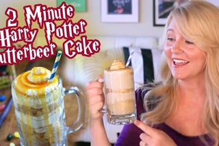 Harry Potter Butterbeer - Microwave Cake in a Mug! | Living Locurto Party Recipe