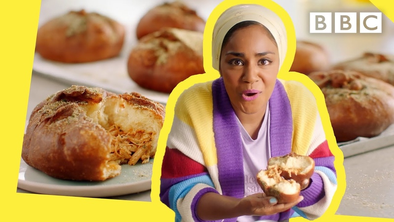 Nadiyas wicked tasty Chichen Donuts to blow your mind , Nadiya Bakes