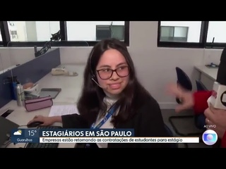 ncora da Globo cai na risada com estagiria sincerona
