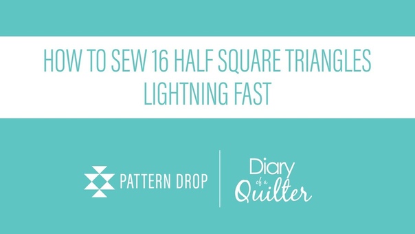 Half Square Triangle Demo with Amy