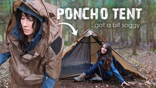 Sleeping in a Poncho that turns into a Tent  Solo Camping with One Tigris Tentsformer