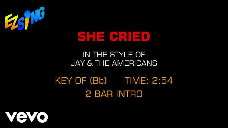 Jay The Americans She Cried ( Karaoke EZ
