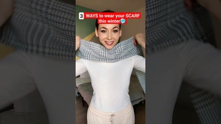 3 MUST-HAVE WAYS TO TIE YOUR SCARF THIS WINTER 🥶 SAVE FOR LATER 🧣👀 #fashionhacks #WINTERHACK #FYPシ