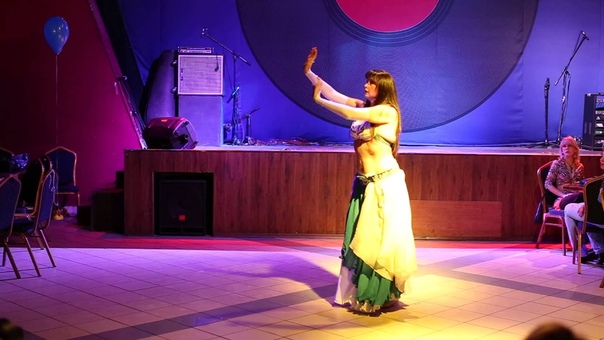 Olga Boyko Winter dance at Veil Dance belly dance school birthday