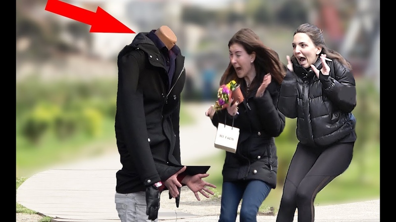 Headless Mannequin Scare Prank ( Screaming Out