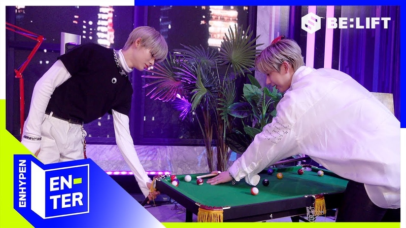 EN TER key A Game of Pool ENHYPEN (엔하이픈) ( ENG,