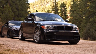 BMW 128i Track Car in the Canyons