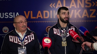 Хетаг Цаболов и личный тренер Анатолий Хазбиевич Маргиев турнир  АЛАНЫ 2019