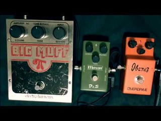 Ibanez OD850 Overdrive Reissue vs Maxon D&S 1980's vs EH BIG MUFF 3rd 1981's | Sound Check