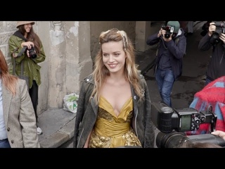 Georgia May Jagger, Evan Mock and more at the Vivienne Westwood Fashion show in Paris