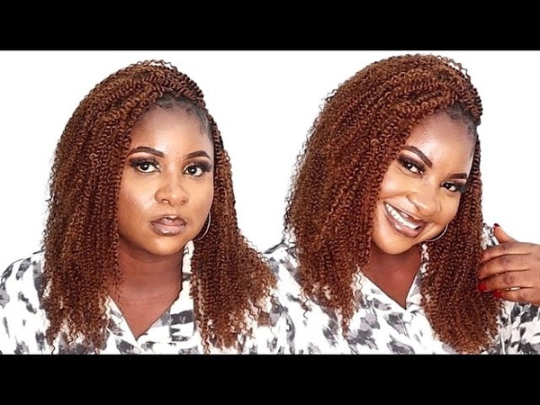 Beautiful Kinky Afro Twist Braid Hairstyle That She Loves ft Qvr