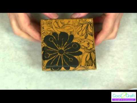 How to Make a Butterfly and Bloom Art Box by Tiffany