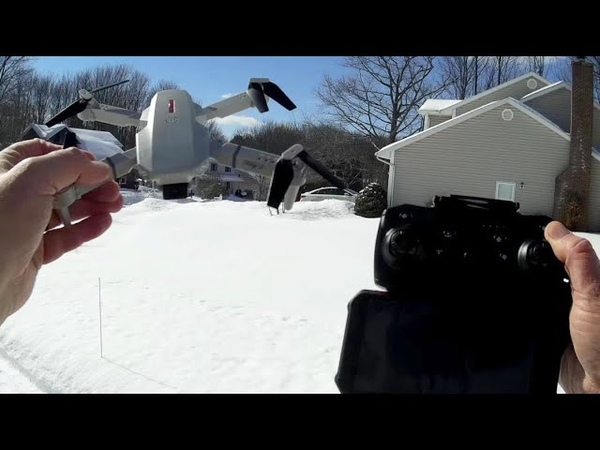 E88 Pro Budget Friendly Folding FPV Camera Drone Flight Test