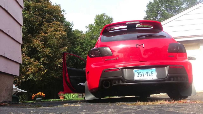Fully Bolted Mazdaspeed 3, Straight Piped, Exhaust Clip, with 2