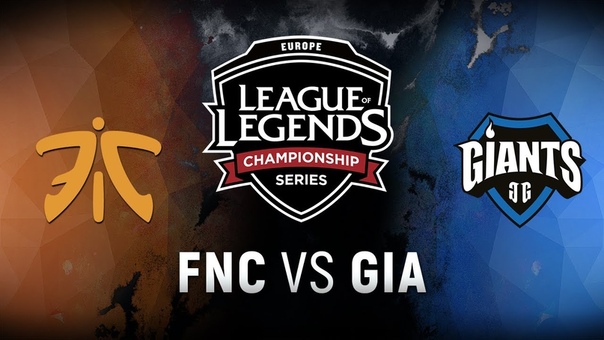 FNC vs. GIA Week 4 Day 2, EU LCS Spring Split, Fnatic vs. Giants Gaming