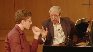 Masterclass with Murray Perahia / Yali Zaken / Chopin: Ballade No. 4 / JMC