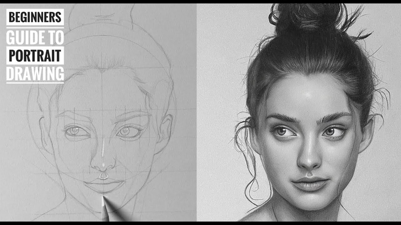 A Beginners guide to portrait drawing in real