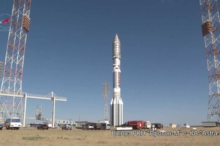 Вывоз РКН Протон-М с КА Astra 2E