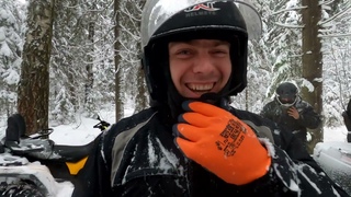 Зимняя покатуха на квадриках 18+ CТЕЛС 650, BRP 500, ОДИС 800.
