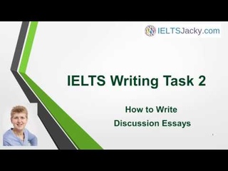 IELTS Writing Task 2  How To Write Discussion Essays