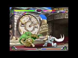 Retroarch versão steam core sega naomi (flycast) MVSC2 / Capcom vs Snk 2 [ubuntu ]