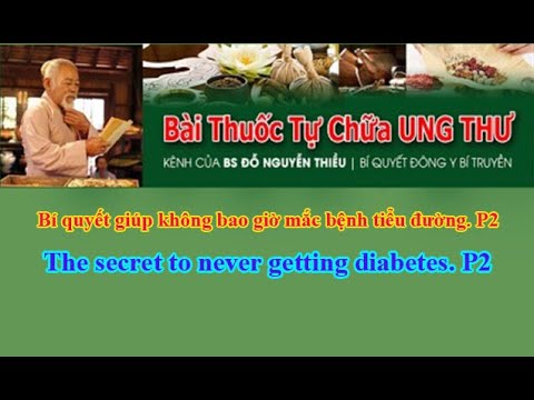 The secret to never getting diabetes.
