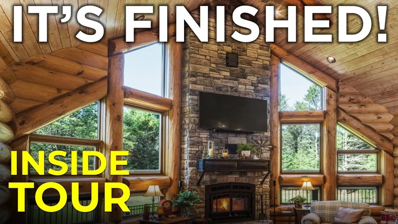 Episode, 7 Log Home Construction, Its Finished Complete Walkthrough Tour