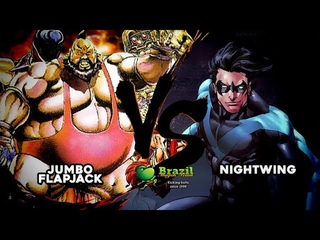 Nightwing vs Jumbo Flapjack