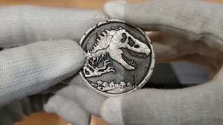 Unboxing - Niue - Jurassic World Emblem - 2 oz .999 Silver - 2021