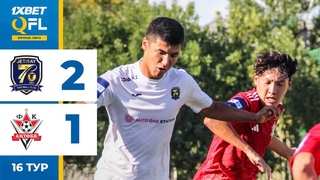 Жетісай 2:1 Ақтөбе-Ж  | 1XBET QFL Бірінші Лига 2024 | 16 тур | Ойынға шолу,