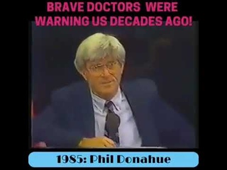 Phil Donahue 1985 discuss poliomyelitis and vax scenes.