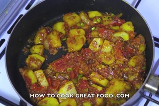 Potato Curry Recipe - Indian Bombay Aloo Masala