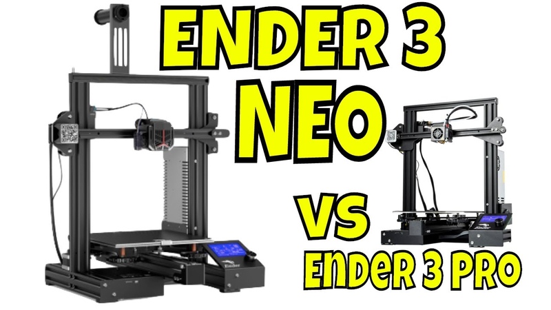 Getting Started with 3 D Printing Ender 3 Neo vs Ender 3