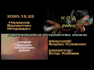 . Назаров Валентин Игоревич Корпорации и устройство жизни