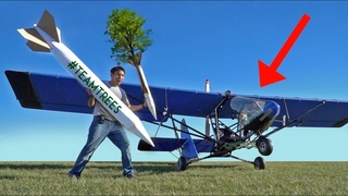 Can AIRPLANES plant ROCKET trees??? #TeamTrees