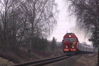 Лит. жд ТЭП70БС-002 Москва - Калининград / LG TEP70BS-002