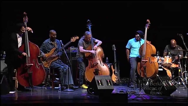 John Patitucci, Victor Wooten, Victor Bailey, and Steve Bailey in