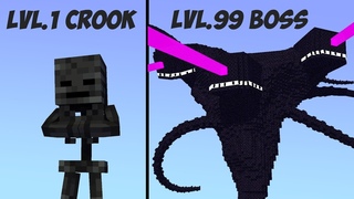 Monster School: Lv.1 Crook vs  Boss (4)- Minecraft Animation