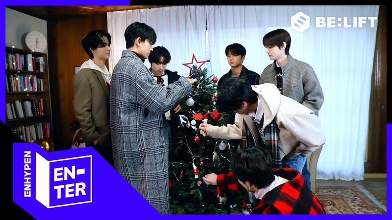 EN TER key Holiday Eve Live Invitation Behind the Scenes ENHYPEN