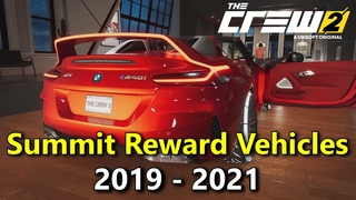 The Crew 2 Summits reward vehicles 2019 - 2021 (1440p)