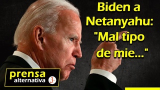 Se filtró! Biden le dijo de todo al carnicero de Gaza!!