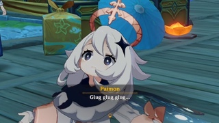 paimon drowning glug glug glug...