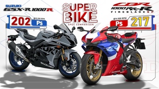 Suzuki GSX-R1000R vs Honda CBR1000RR-R Fireblade SP $ vs $ Superbike