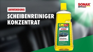 Anwendung SONAX ScheibenReiniger Konzentrat Citrus