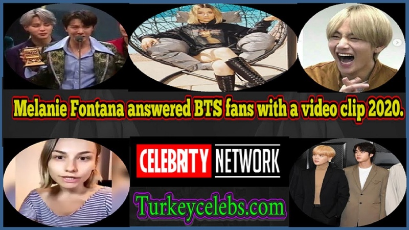 Melanie Fontana answered BTS fans with a video clip