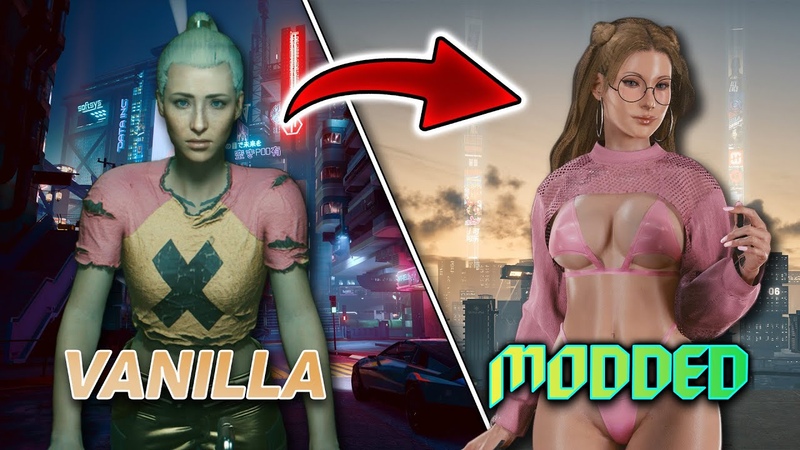 I modded Cyberpunk 2077 V into my