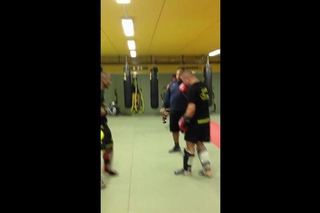 Mikes Gym training Gokhan Saki and Melvin Manhoef mikes gym training gokhan saki and melvin manhoef
