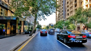 Bakının gözəl küçələri Avto Tur (21 Sentyabr 2021) Baki Kuceleri - Driving tour, Baku, Azerbaijan