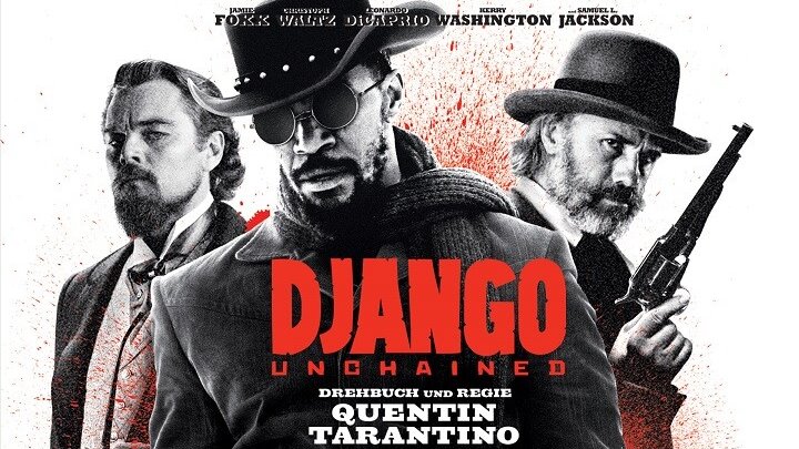 DJANGO SIN CADENAS 2012 (2 Oscars) Quentin Tarantino Jamie Foxx, Christoph Waltz, Leonardo Di