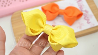 🎀 Laço Emily - econômico e fácil! Para iniciantes. DIY - PAP